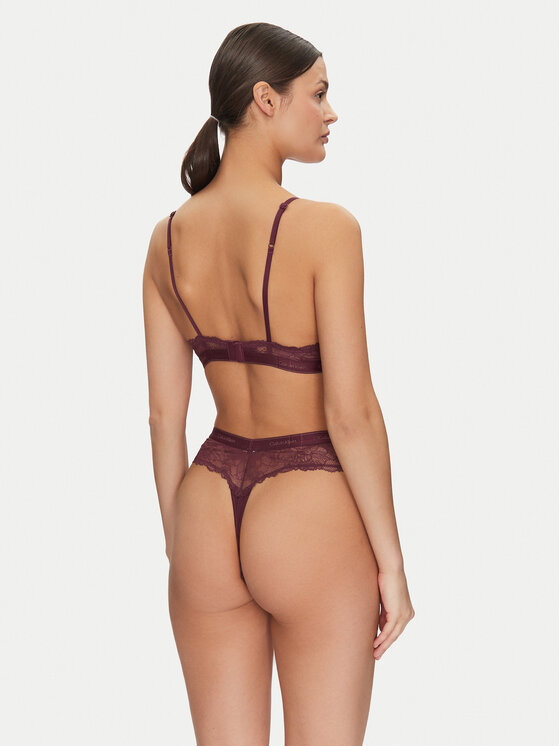 Calvin Klein Underwear Calvin Klein Underwear Komplet bielizny 000QF7989E Bordowy