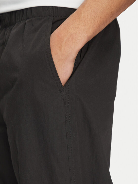 Jack & Jones Jack & Jones Bavlnené nohavice Parachute 12260931 Čierna Loose Fit