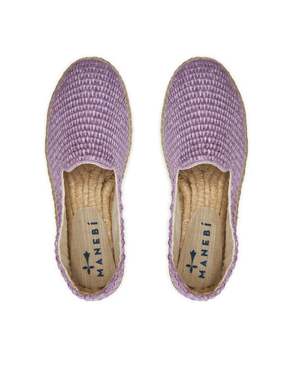 Manebi Manebi Espadrilės Yucatan Double Sole Espadrilles G 3.3 D0 Violetinė