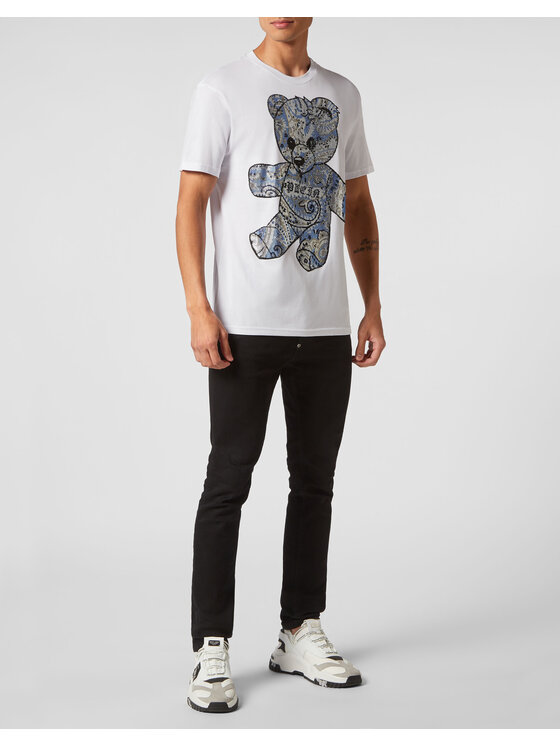 PHILIPP PLEIN PHILIPP PLEIN Tričko 1099 Biela Regular Fit