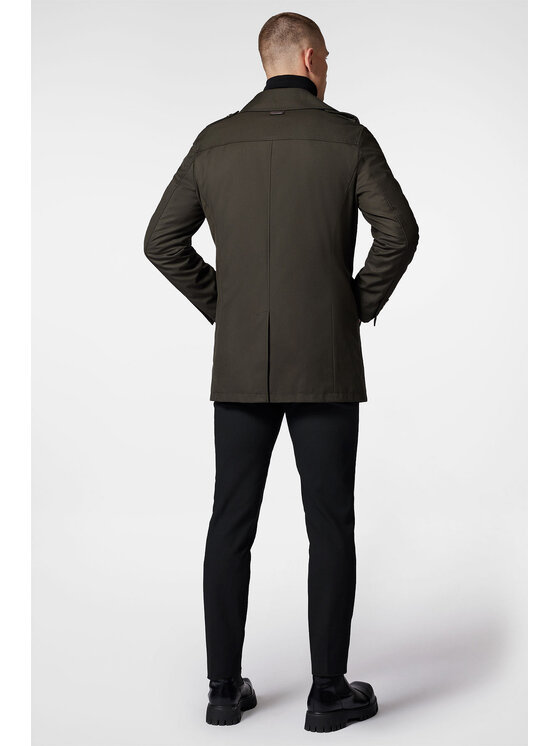 Próchnik Próchnik Płaszcz przejściowy PM1 PC131223000003 Zielony Regular Fit