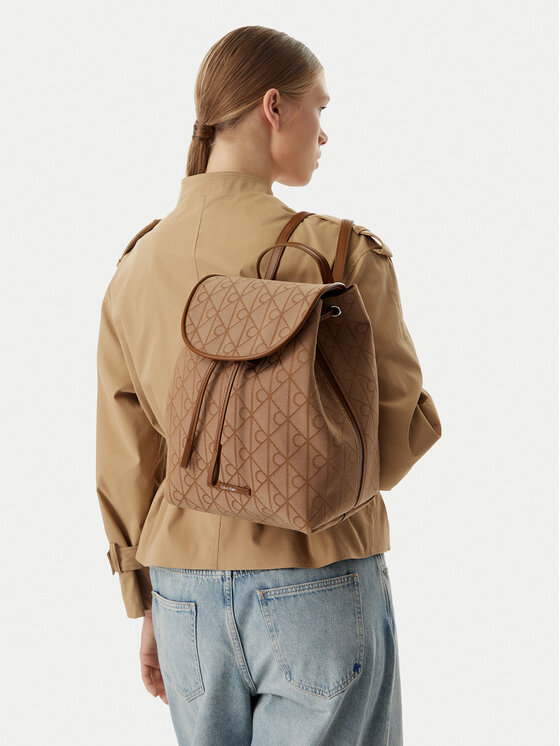 Calvin Klein Rucsac Emblem Aop Jacquard LV04F3536G Maro