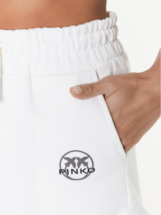 PINKO Pinko Sportovní kraťasy Sbarazzino 100689 A0KN Bílá Regular Fit