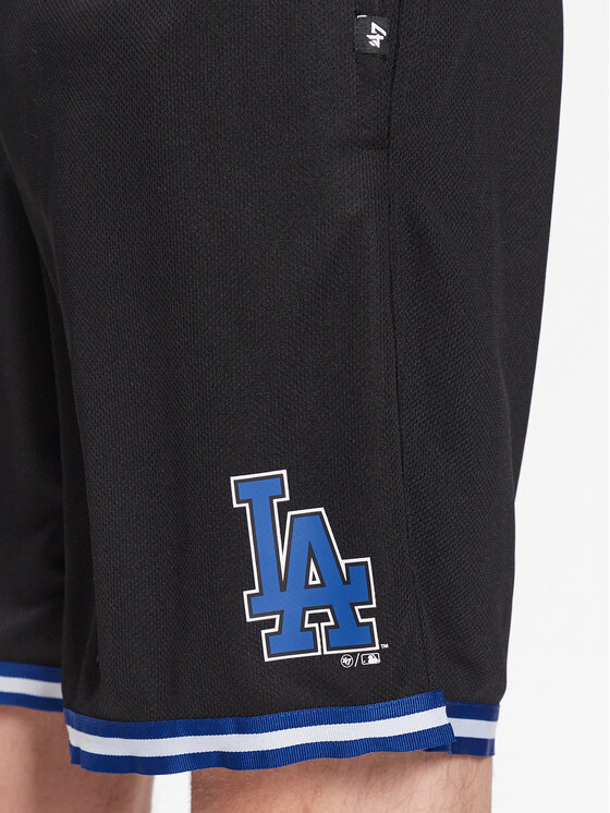 47 Brand 47 Brand Sportiniai šortai Los Angeles Dodgers Back Court 47 Grafton Shorts Juoda Regular Fit