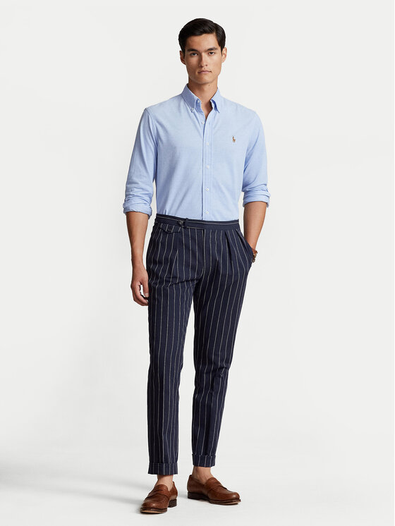 Polo Ralph Lauren Polo Ralph Lauren Košulja 710932545001 Svijetloplava Custom Fit