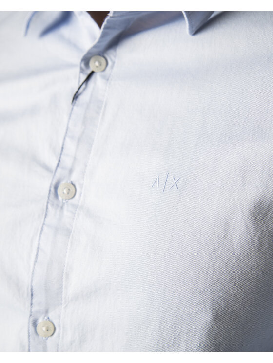 Armani Exchange Armani Exchange Koszula 8NZCGB Z8ANZ Niebieski Shirt Fit