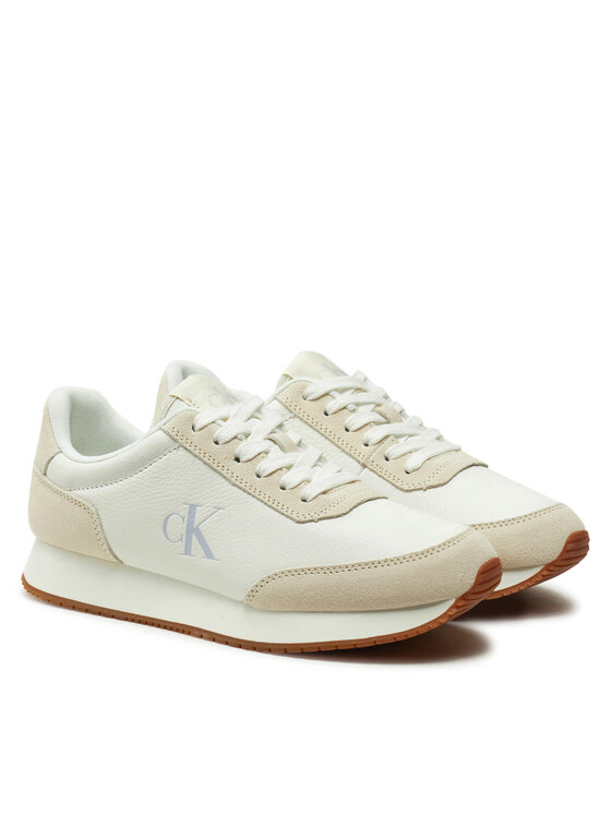 Calvin Klein Jeans Calvin Klein Jeans Tenisice Runner Laceup Low Mix Mg YW0YW01798 Bijela