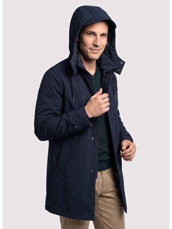 Pako Lorente Pako Lorente Kurtka przejściowa P26WF-5X-006 Granatowy Classic Fit