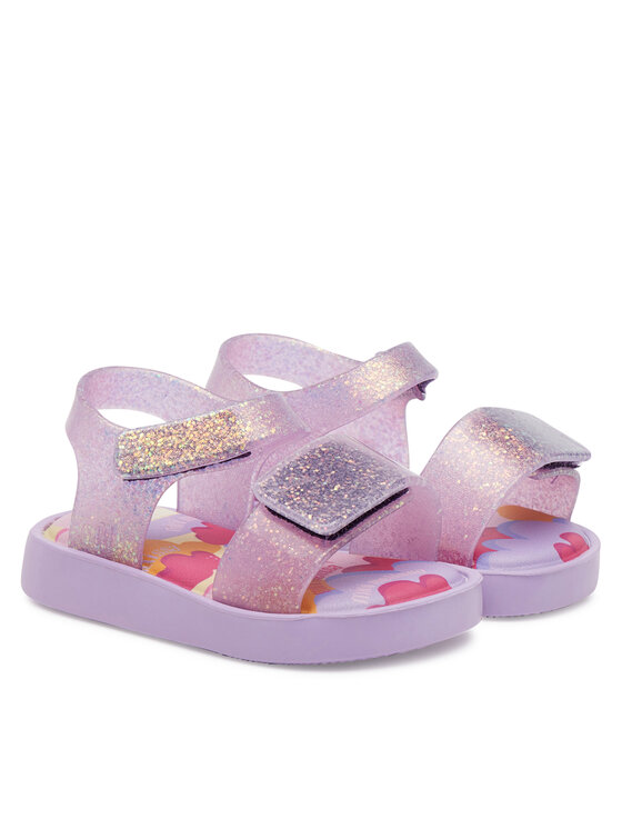 Melissa Melissa Sandály Mini Melissa Jump Print Bb 33663 Fialová