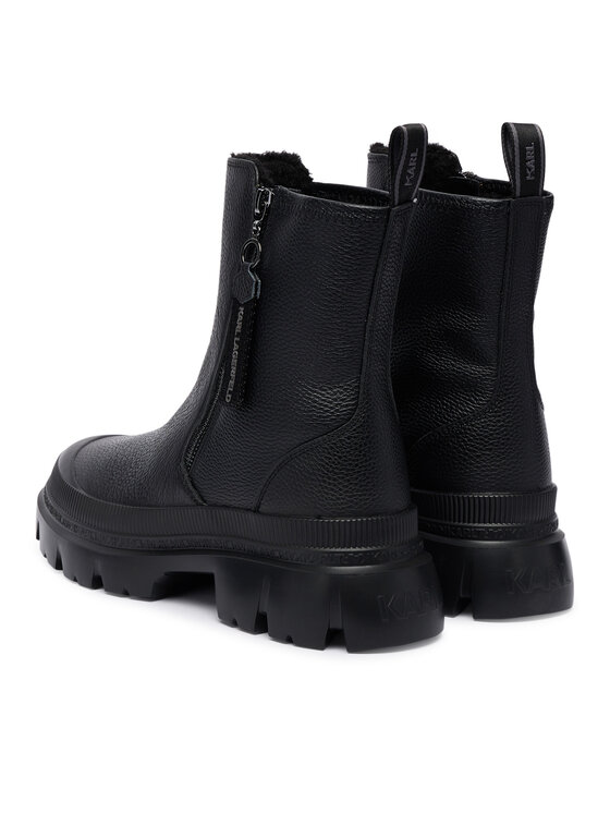 KARL LAGERFELD KARL LAGERFELD Bokacsizma KL43566 Fekete