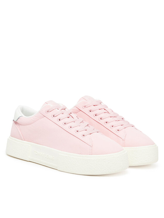 Tommy Jeans Tommy Jeans Сникърси Tjw Flatform Sneaker EN0EN02819 Розов