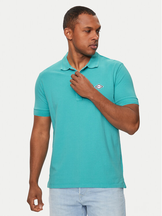 REPLAY Replay Поло M3070A.000.22696M Голубий Regular Fit