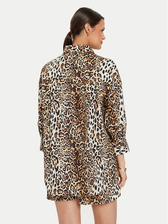 ViCOLO ViCOLO Srajca TB2889 Rjava Regular Fit