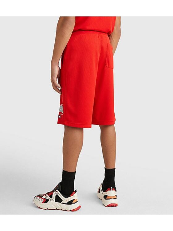 Tommy Jeans Tommy Jeans Szorty materiałowe TJM Ovz Modern Sport Shorts Czerwony Regular Fit