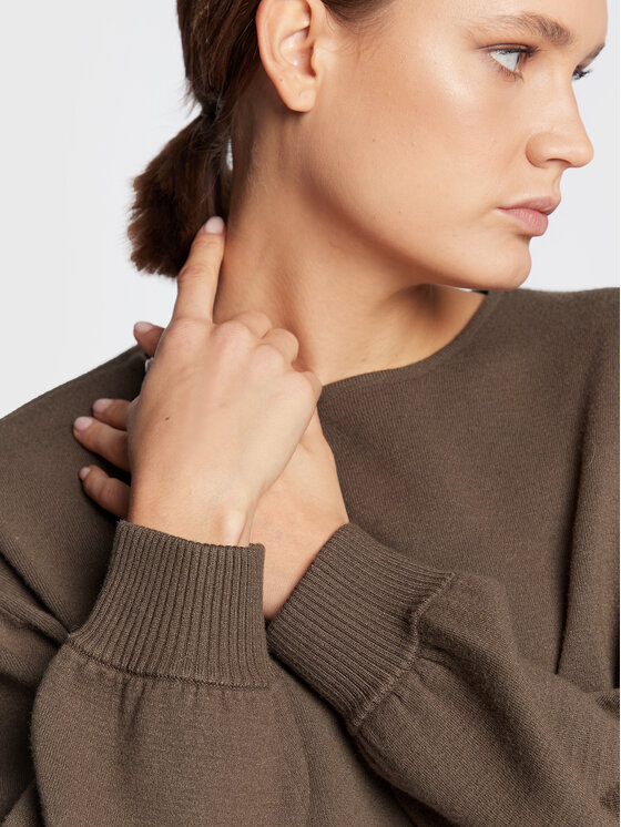 Gestuz Gestuz Pulover Talli 10905938 Zelena Loose Fit