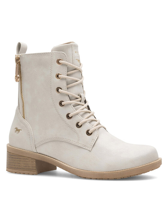 Mustang Mustang Botine 1402-502 Alb