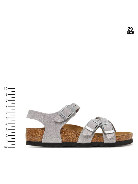 Birkenstock Birkenstock Sandały Kumba 1030536 S Srebrny