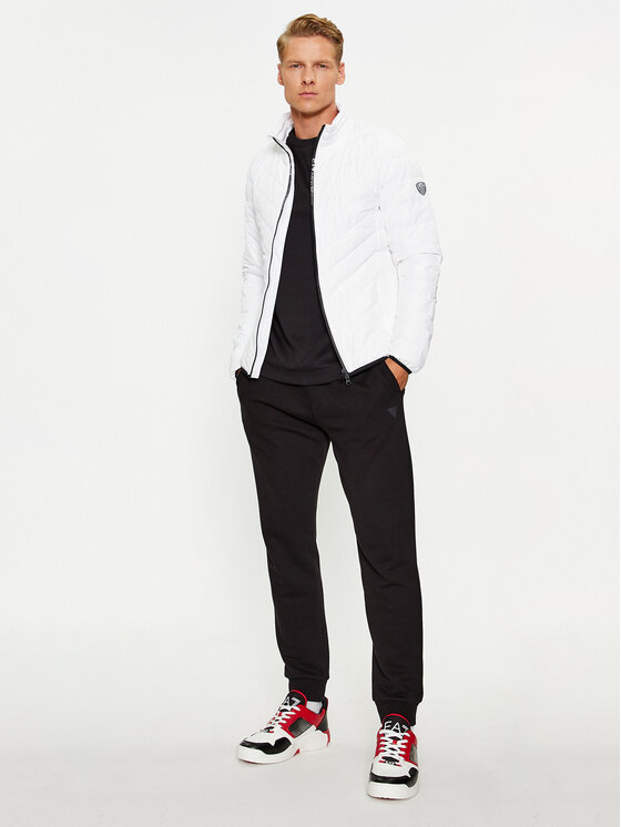 EA7 Emporio Armani EA7 Emporio Armani Kurtka puchowa 8NPB13 PNE1Z 1100 Biały Regular Fit