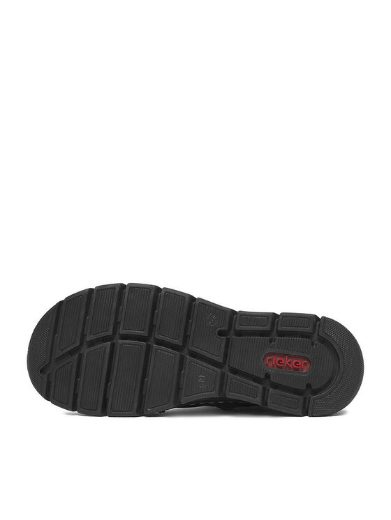 Rieker Rieker Schnürschuhe 55069-00 Schwarz