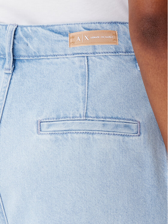Armani Exchange Armani Exchange Džínsy XW001105 AF14494 MB003 Modrá Wide Leg