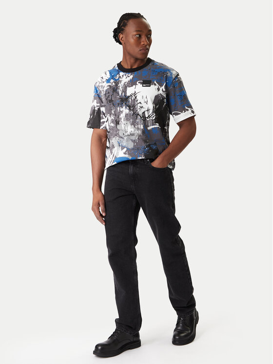 Karl Lagerfeld Jeans Karl Lagerfeld Jeans Majica B1M17076 Pisana Regular Fit