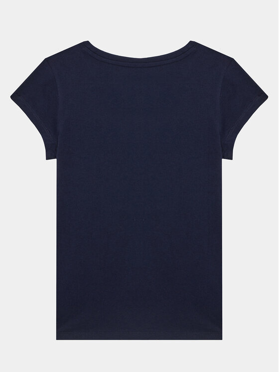Gap Gap T-krekls 460525-10 Tumši zils Regular Fit