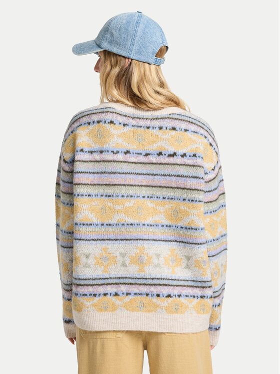Billabong Billabong Sweter Camp EBJSW00134 Kolorowy Relaxed Fit