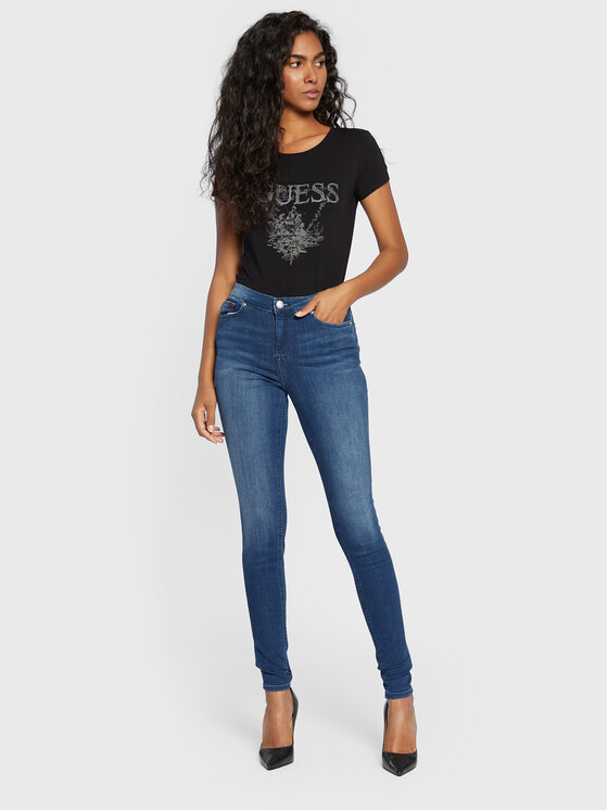T-shirt Triangle Lafies Logo W2BI23 KA0Q4 Nero