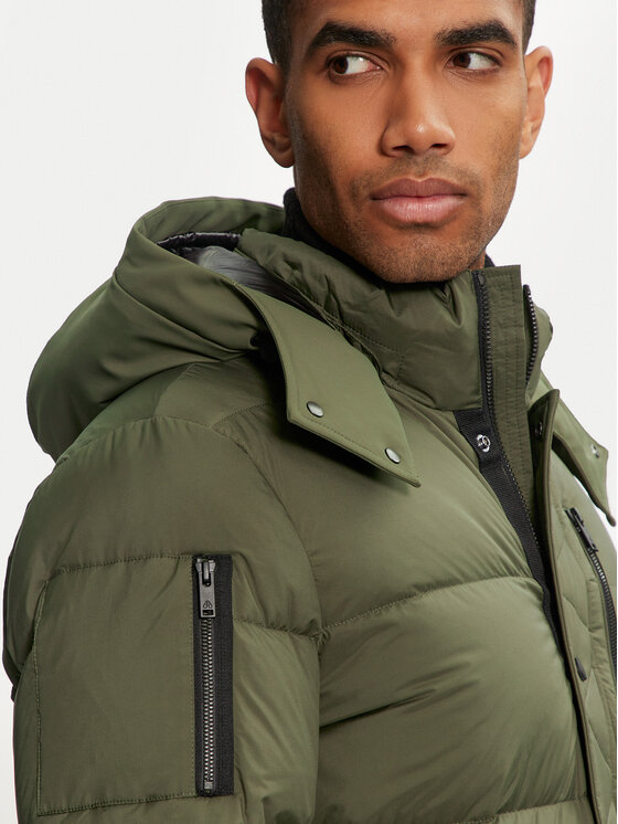 Moose Knuckles Moose Knuckles Geacă din puf M34MJ196 Verde Regular Fit