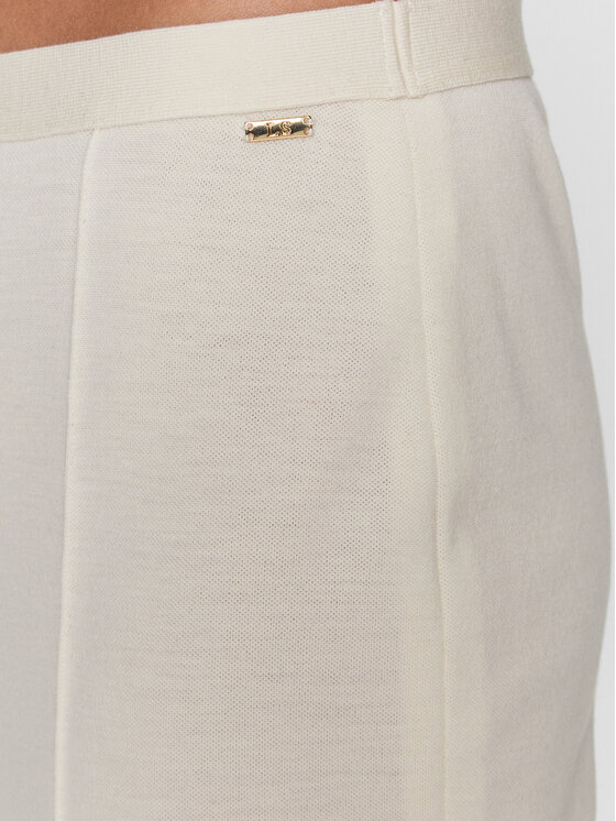 Luisa Spagnoli Luisa Spagnoli Stoffhose Minuendo 539802 Écru Regular Fit