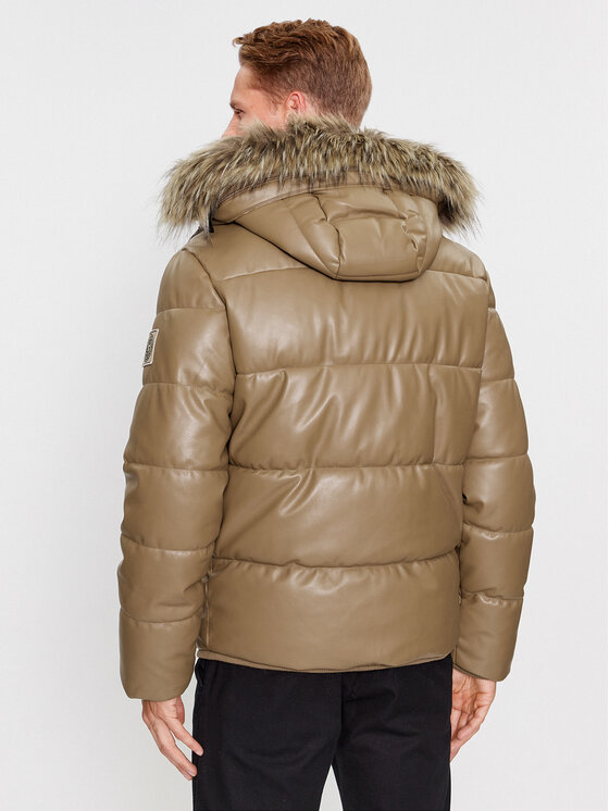 Guess Guess Зимова куртка M3BL23 WFOZ0 Хакі Regular Fit