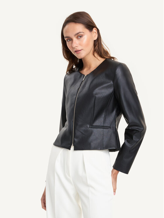 KMX KMX Marynarka 107660007 Czarny Fitted Fit
