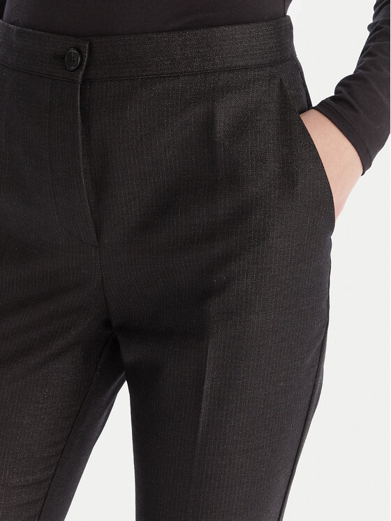 PINKO PINKO Παντελόνι υφασμάτινο Aguenda 106124 A305 Μαύρο Regular Fit