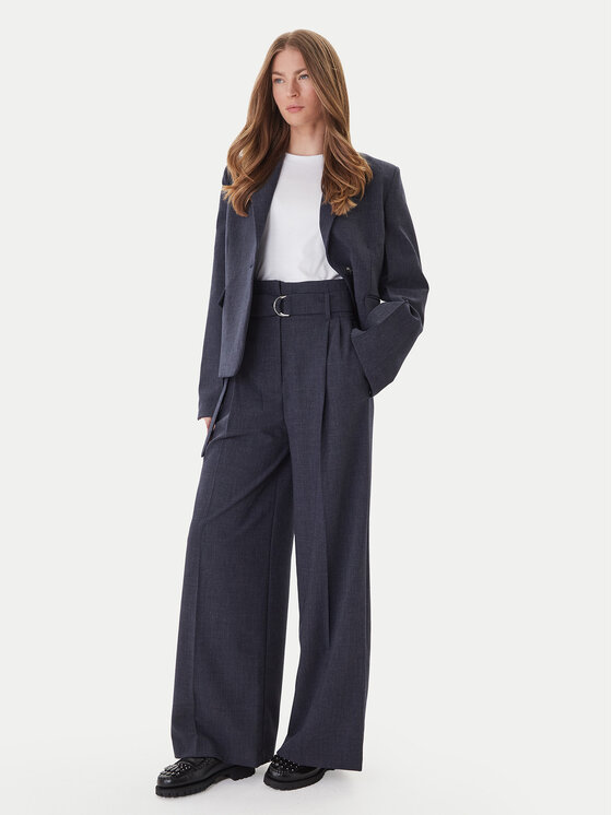 ViCOLO ViCOLO Marynarka TF0203 Granatowy Regular Fit