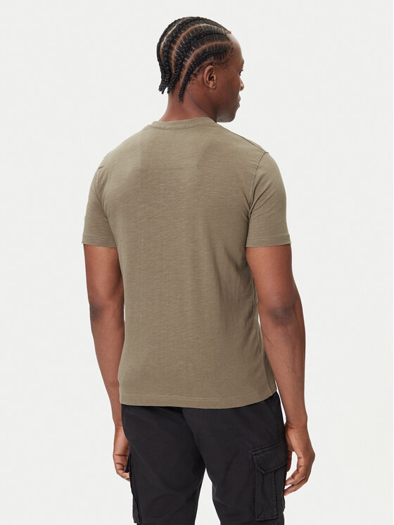 Aeronautica Militare Aeronautica Militare T-särk 252TS2472UJ00708 Khakivärviline Regular Fit