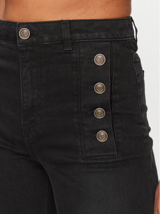 TWINSET TWINSET Jeans 232TP2462 Schwarz Over Fit