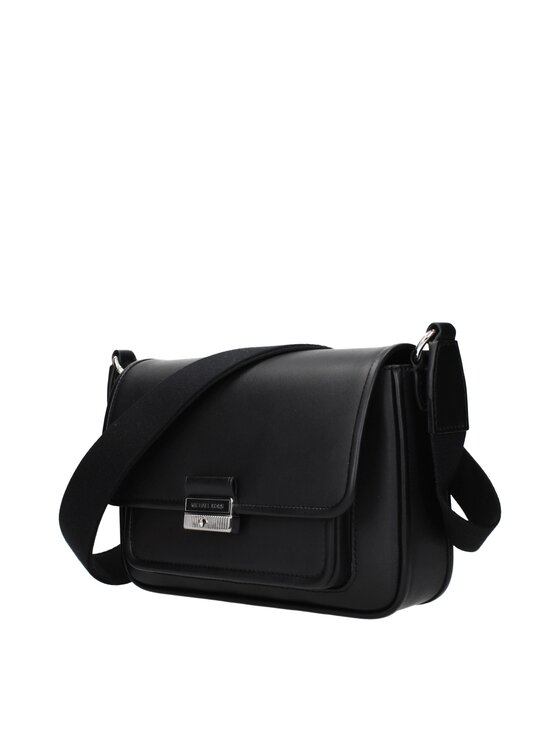 Michael Kors Michael Kors Torebka Black Leather Crossbody Czarny