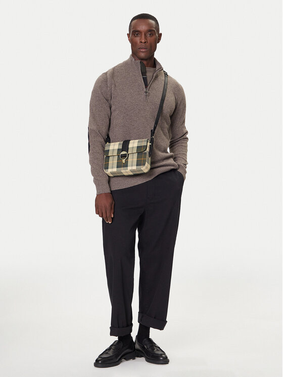 Barbour Barbour Sveter Holden MKN0837OL76 Zelená Regular Fit