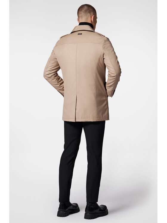 Próchnik Próchnik Płaszcz przejściowy PM1 PC131223000002 Beżowy Regular Fit