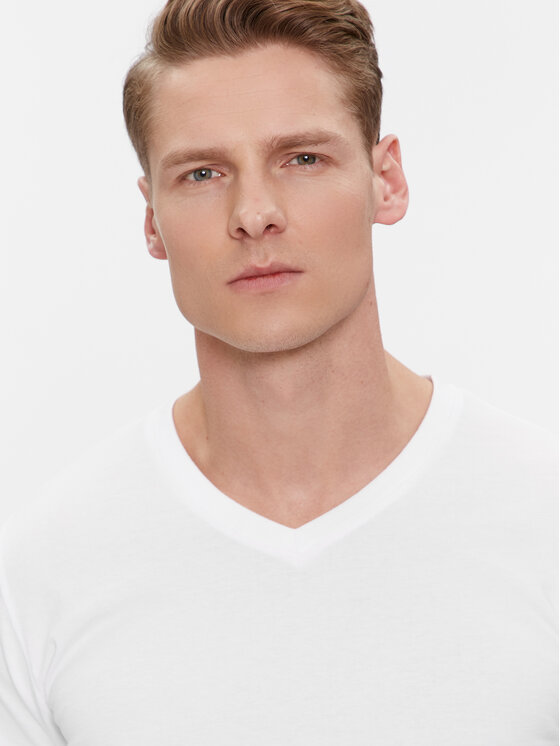 KARL LAGERFELD KARL LAGERFELD Set 2 majice 765001 500298 Bijela Slim Fit