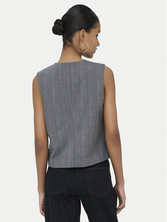 ONLY ONLY Костюмний жилет Jackie 15364317 Сірий Regular Fit