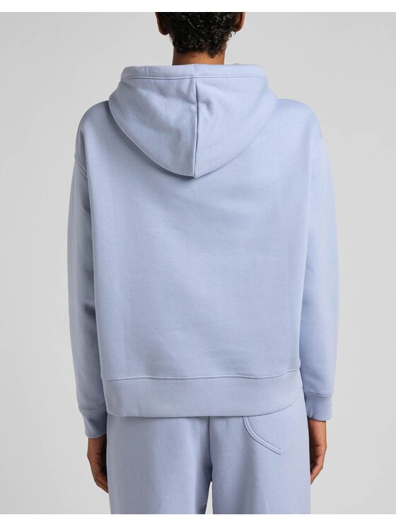 Lee Lee Felpa ESSENTIAL HOODIE Blu Regular Fit