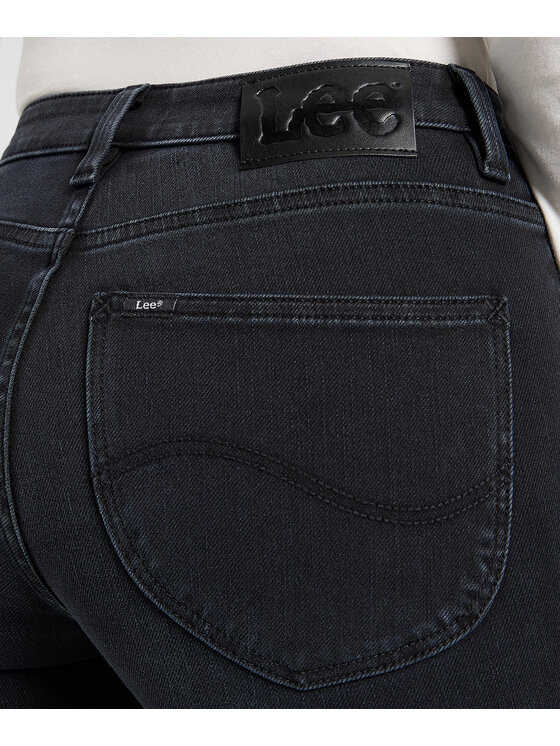 Lee Lee Jeansy 112370899 Szary Skinny Fit