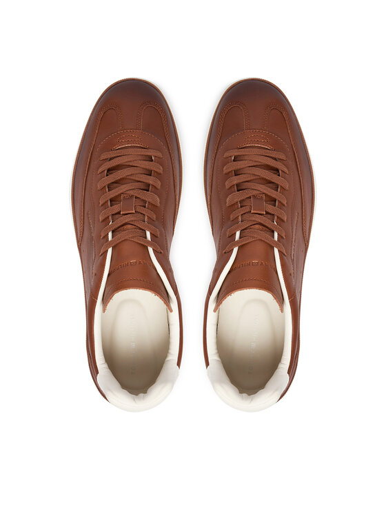 Tommy Hilfiger Tommy Hilfiger Sneakersy Th Lo Lux 1A2 Cognac FM0FM05870 Hnedá