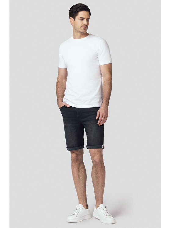 Lancerto Lancerto Szorty materiałowe Corti SZO113125000004 Szary Regular Fit