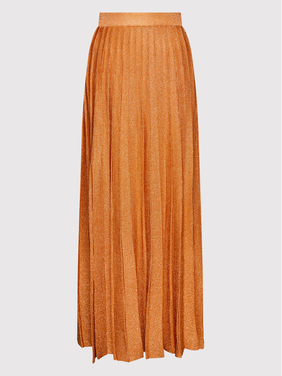 Patrizia Pepe Patrizia Pepe Rakott szoknya 8G0258/K016-J2U6 Narancssárga Regular Fit