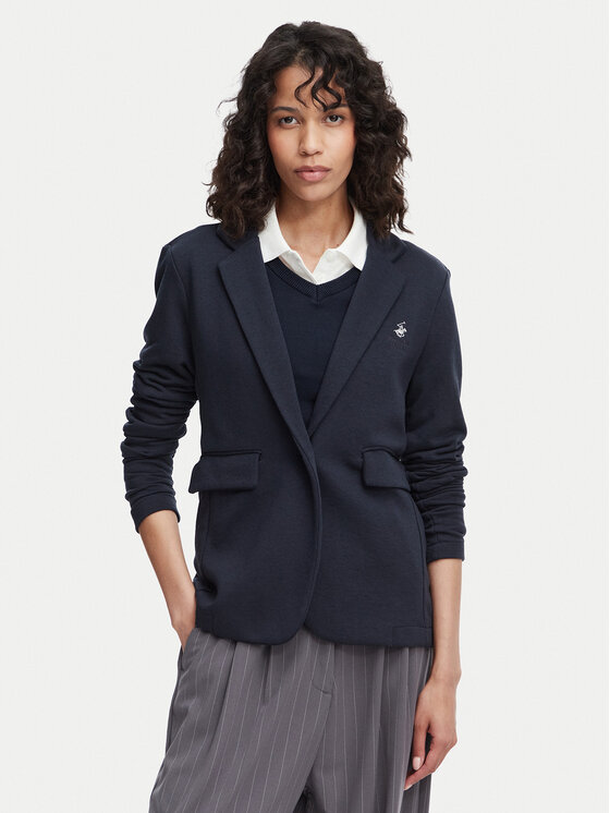 Beverly Hills Polo Club Sacou P-SS26W-F6547 Bleumarin Regular Fit