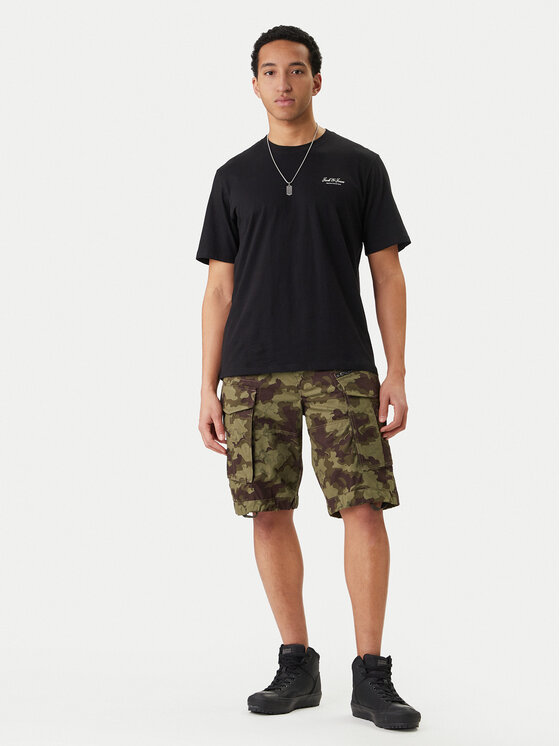 G-Star Raw G-Star Raw Šortky z materiálu Rovic D08566-D553 Zelená Relaxed Fit