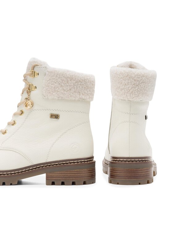 Remonte Remonte Schnürstiefeletten D0B74-81 Weiß
