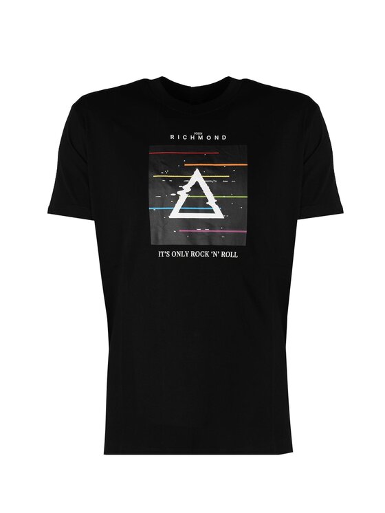 John Richmond John Richmond T-Shirt HMP25025TS Μαύρο Regular Fit